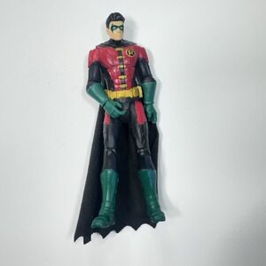 2018 Mattel DC Comics Batman Missions ROBIN 6" Figure w Cloth Cape